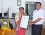 Smt  Ganatre Felicitates by Alma on Teacher’s Day