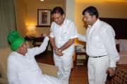 Hon'ble Ex-CM Haryana Shri Chotala Ji With Santosh Shukla