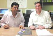 Prof. (Dr.) Mangal Meets with Prof. Chris  of Michigan University
